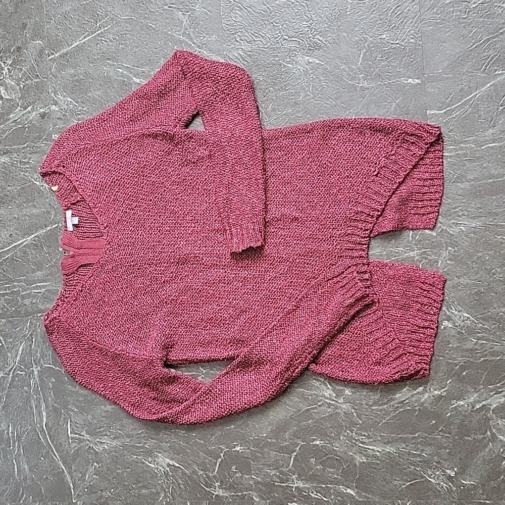 Maroon Knit Sweater